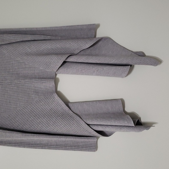 Athleta Women Solstice Wrap Cardigan XXS Gray Merino Wool Blend Balletcore Yoga - Picture 8 of 14